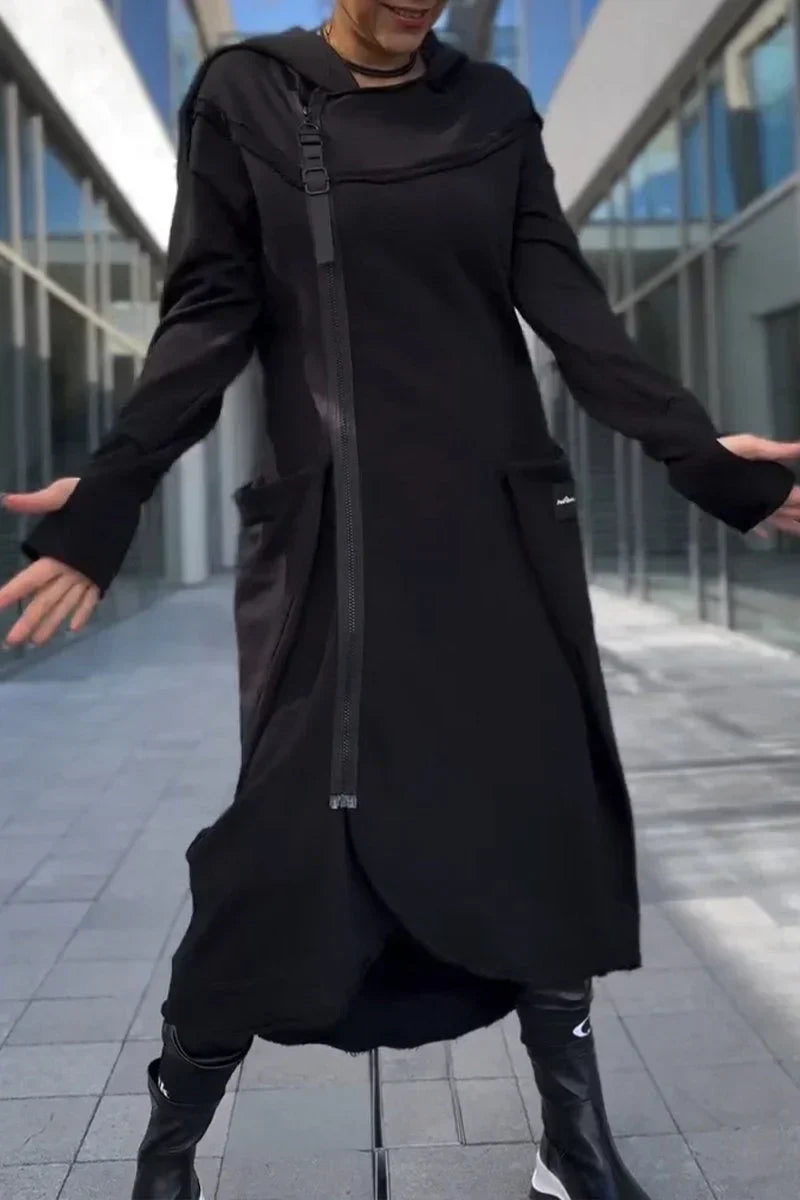 Eimear – Long Zip-Up Hoodie